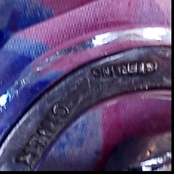 CINER STERLING SILVER Paste Stones Faceted Crystal Brooch Pin ANTIQUE - Picture 5 of 15